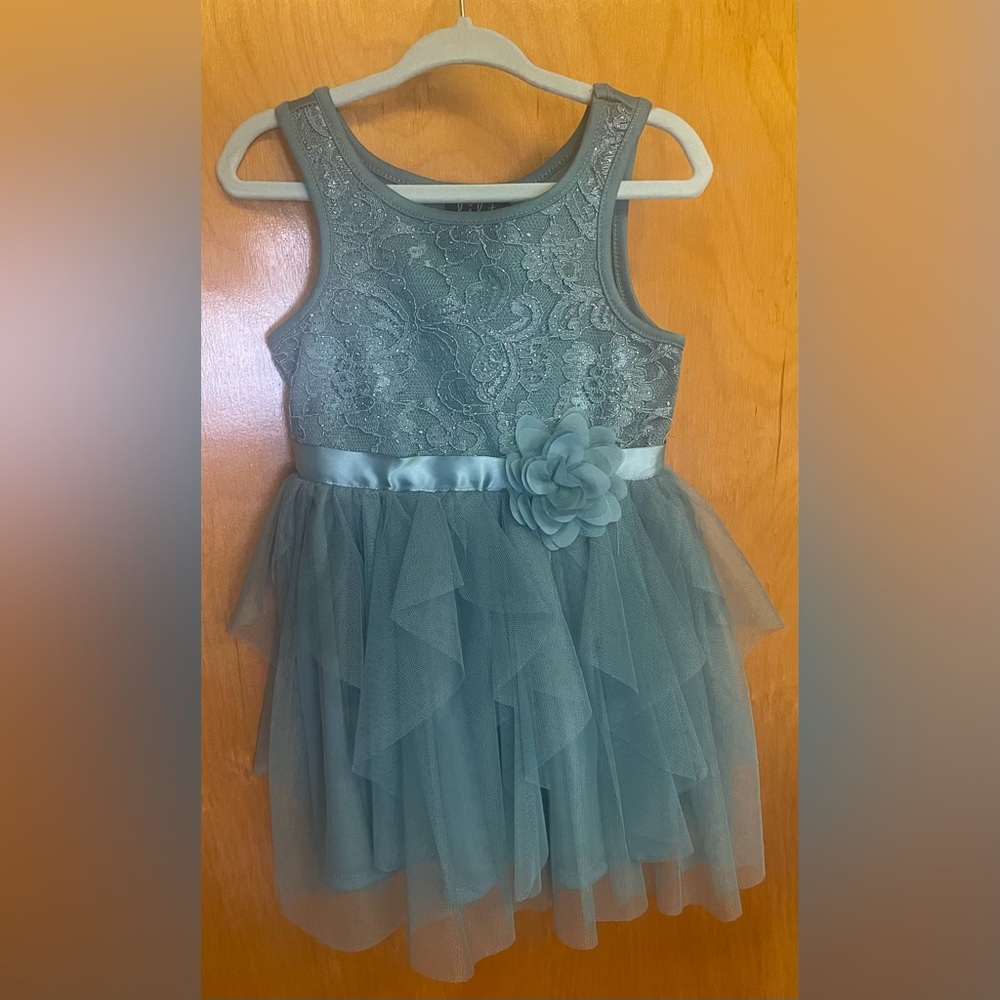 Lilt Teal Dress with Lace Detail NWT